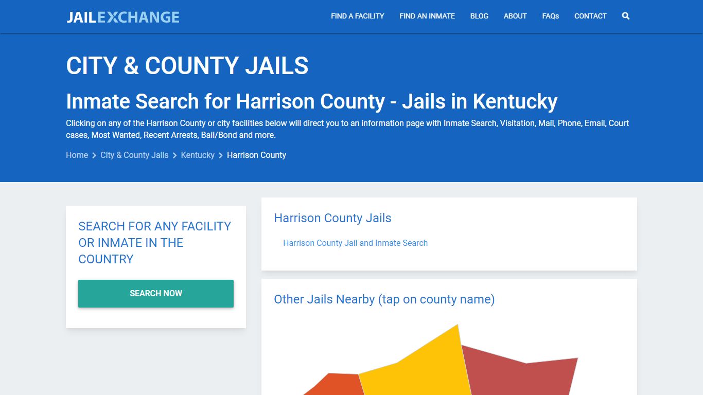 Inmate Search for Harrison County | Jails in Kentucky - Jail Exchange